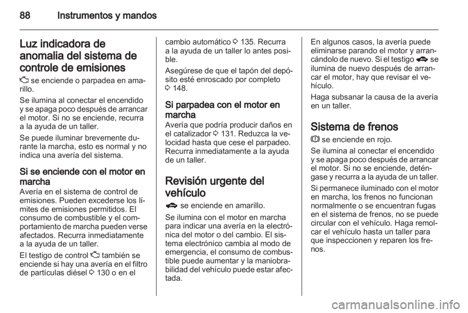 OPEL ANTARA 2011 Manual de Instrucciones (in Spanish) OPEL ANTARA 2011 Manual de Instrucciones (in Spanish)
