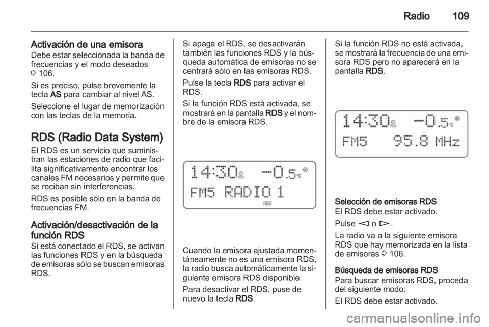 OPEL ANTARA 2012 Manual de infoentretenimiento (in Spanish) OPEL ANTARA 2012 Manual de infoentretenimiento (in Spanish)