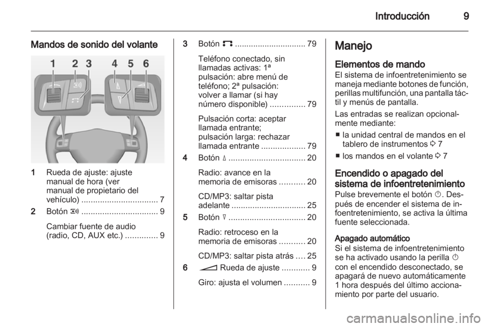 OPEL ANTARA 2012  Manual de infoentretenimiento (in Spanish) 