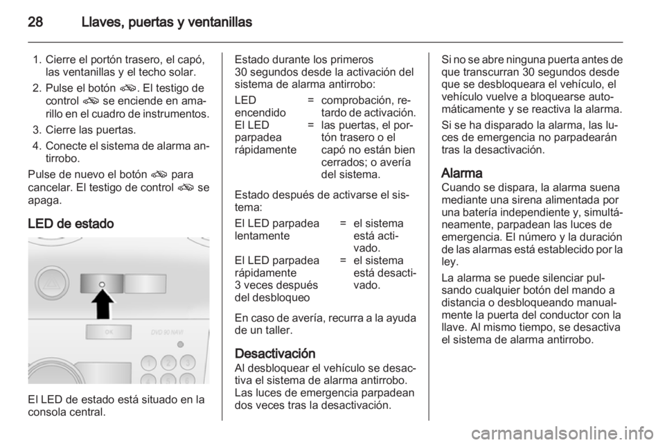 OPEL ANTARA 2012.5  Manual de Instrucciones (in Spanish) 