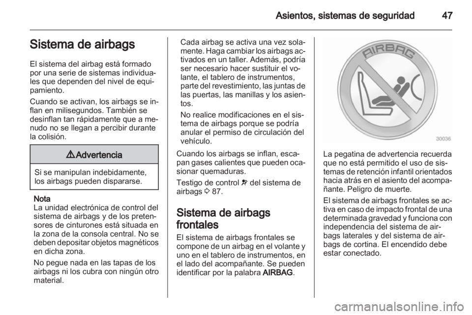 OPEL ANTARA 2012.5 Manual de Instrucciones (in Spanish) OPEL ANTARA 2012.5 Manual de Instrucciones (in Spanish)