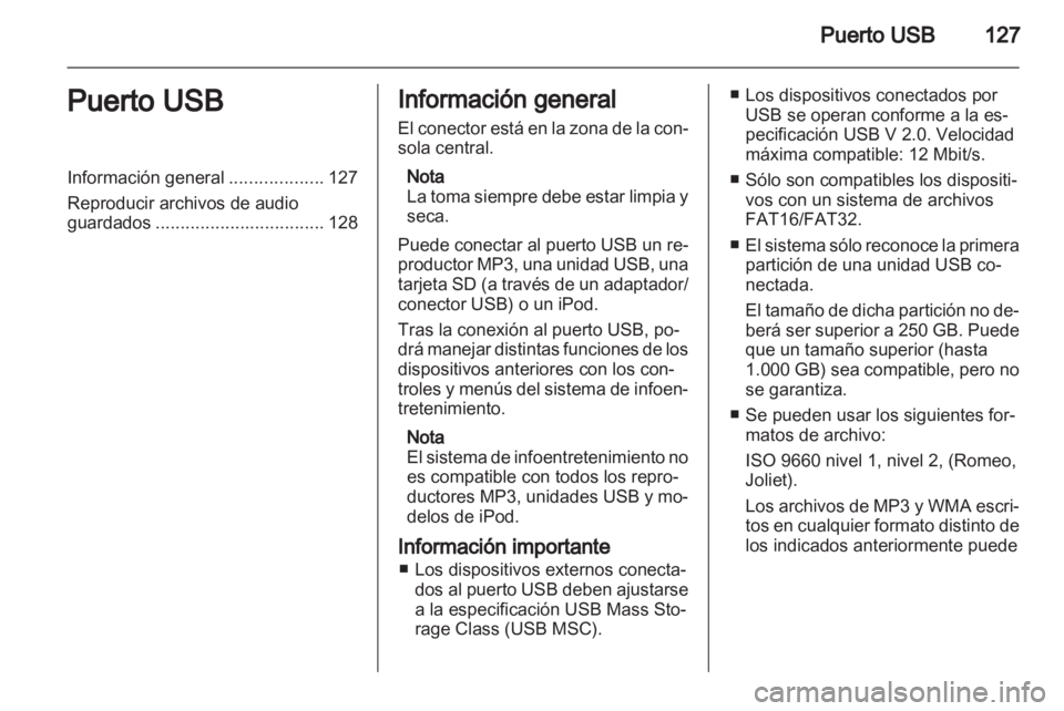 OPEL ANTARA 2013  Manual de infoentretenimiento (in Spanish) 
