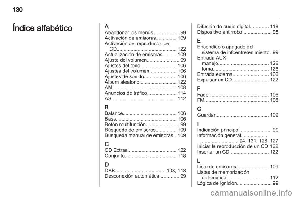 OPEL ANTARA 2013  Manual de infoentretenimiento (in Spanish) 