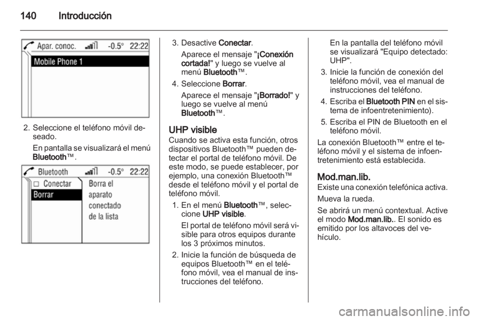 OPEL ANTARA 2013  Manual de infoentretenimiento (in Spanish) 