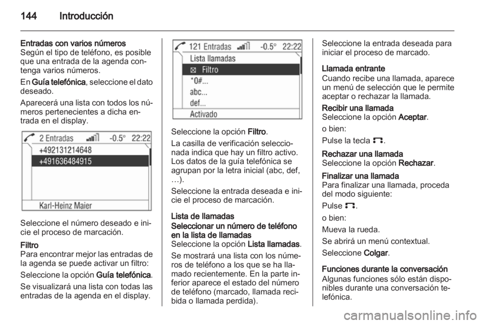 OPEL ANTARA 2013  Manual de infoentretenimiento (in Spanish) 