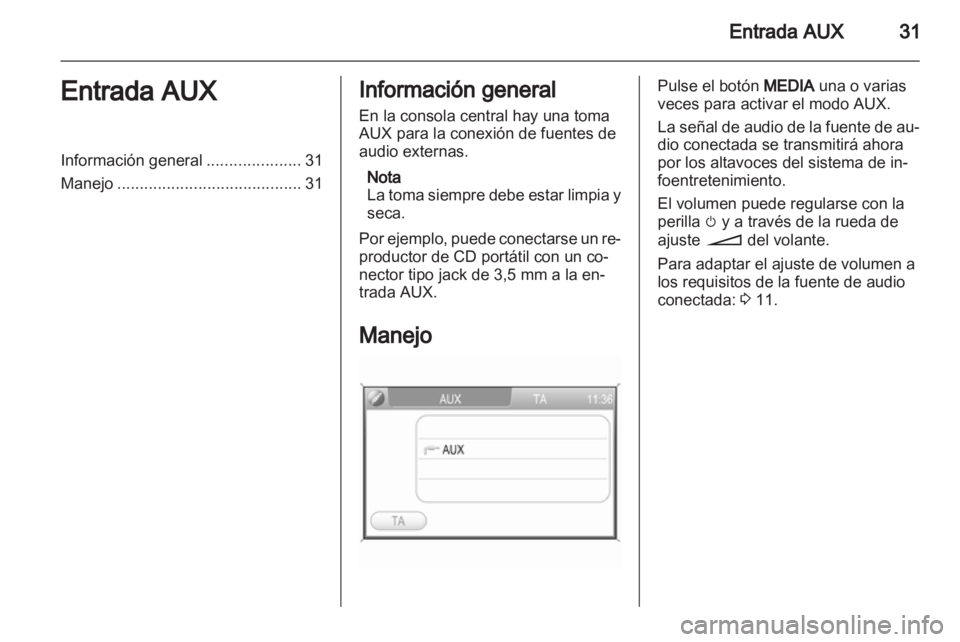 OPEL ANTARA 2013  Manual de infoentretenimiento (in Spanish) 