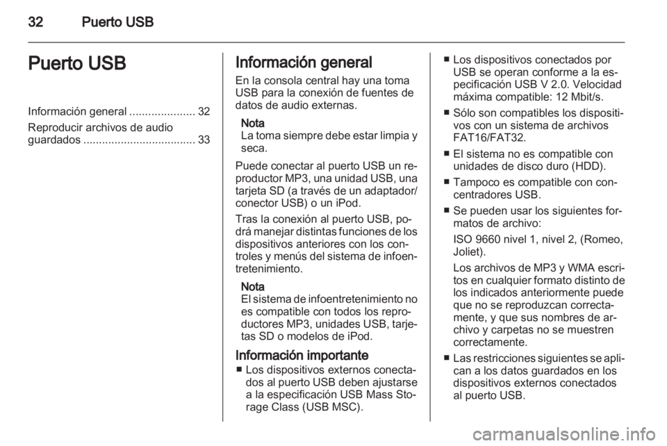 OPEL ANTARA 2013  Manual de infoentretenimiento (in Spanish) 