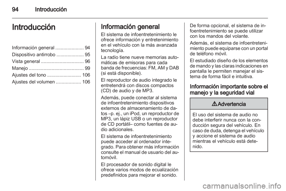 OPEL ANTARA 2013 Manual de infoentretenimiento (in Spanish) OPEL ANTARA 2013 Manual de infoentretenimiento (in Spanish)