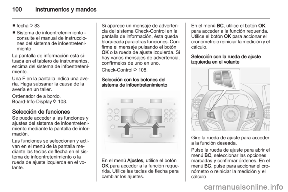 OPEL ANTARA 2013.5 Manual de Instrucciones (in Spanish) OPEL ANTARA 2013.5 Manual de Instrucciones (in Spanish)