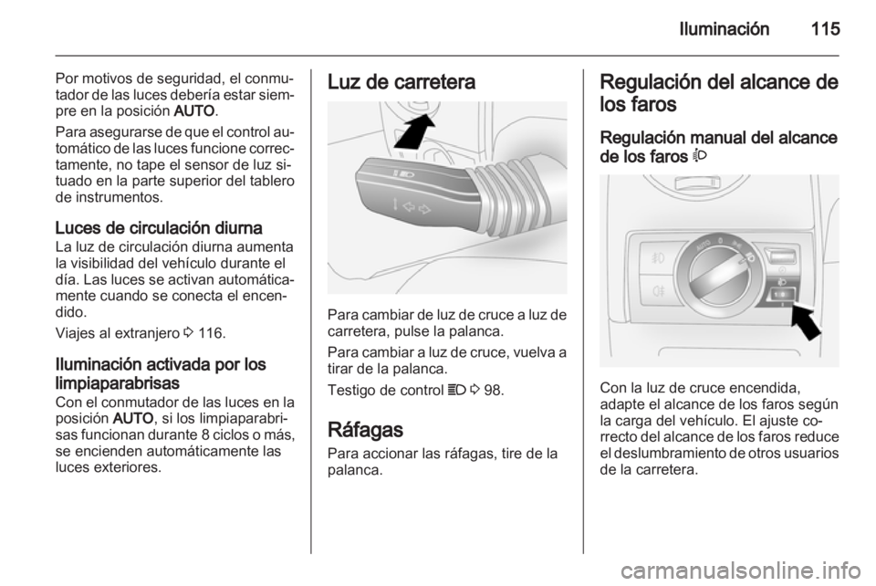 OPEL ANTARA 2013.5 Manual de Instrucciones (in Spanish) OPEL ANTARA 2013.5 Manual de Instrucciones (in Spanish)