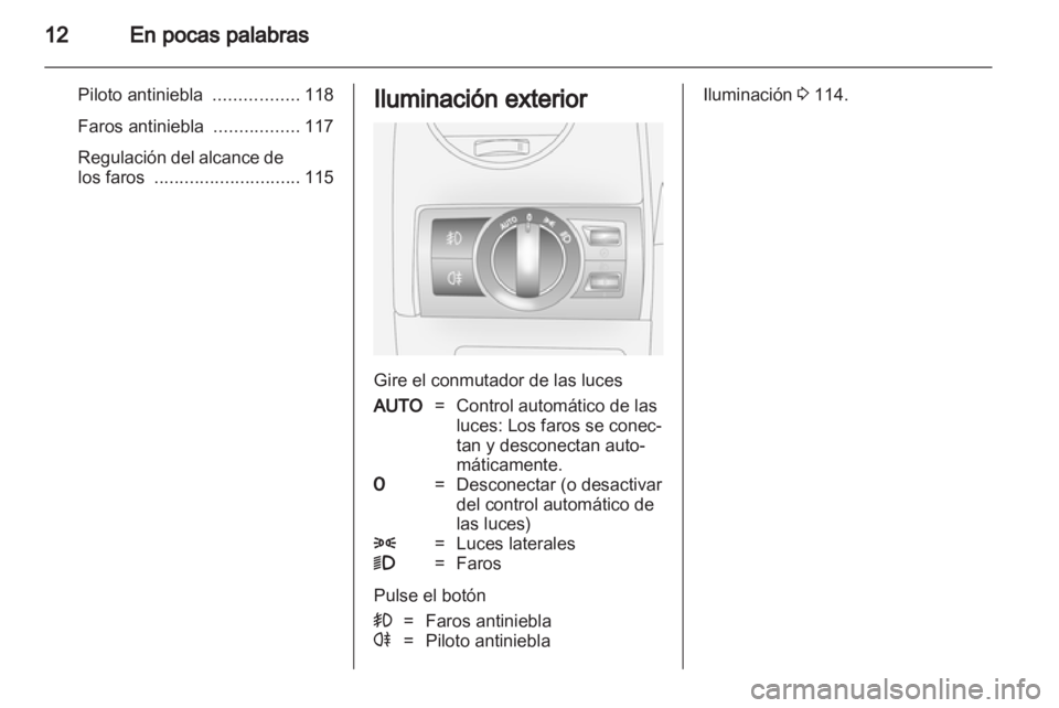 OPEL ANTARA 2013.5  Manual de Instrucciones (in Spanish) 