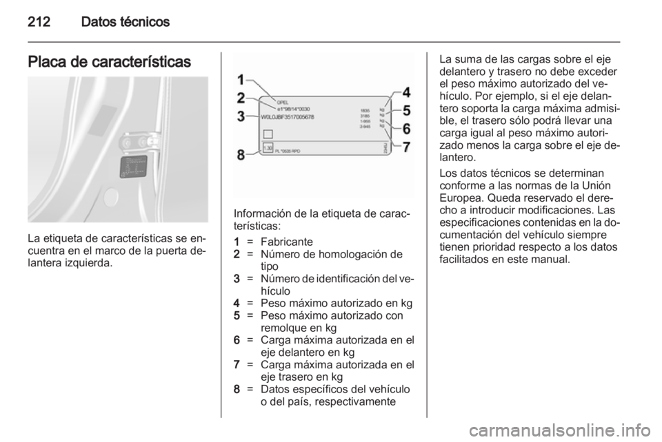 OPEL ANTARA 2013.5  Manual de Instrucciones (in Spanish) 