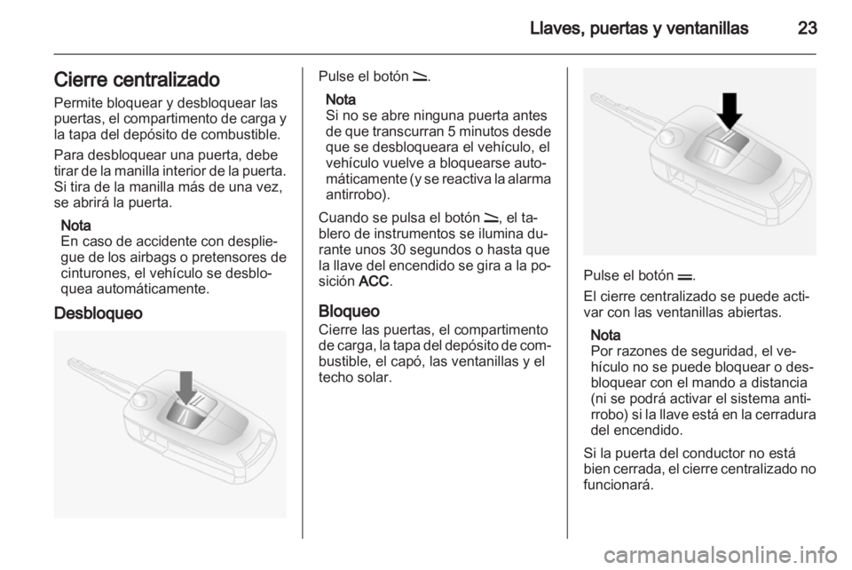 OPEL ANTARA 2013.5  Manual de Instrucciones (in Spanish) 