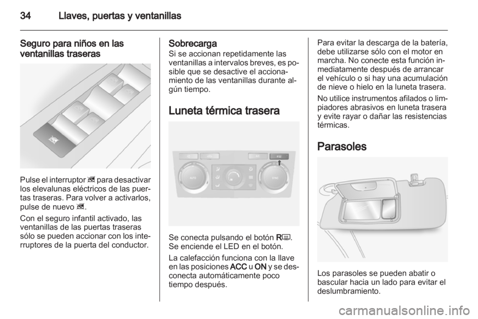 OPEL ANTARA 2013.5  Manual de Instrucciones (in Spanish) 