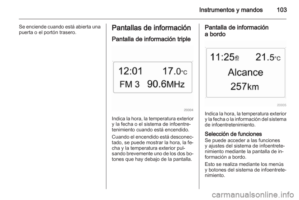 OPEL ASTRA H 2010.5  Manual de Instrucciones (in Spanish) 