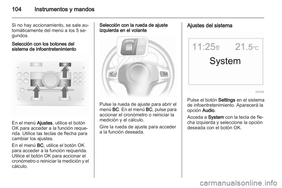 OPEL ASTRA H 2010.5  Manual de Instrucciones (in Spanish) 