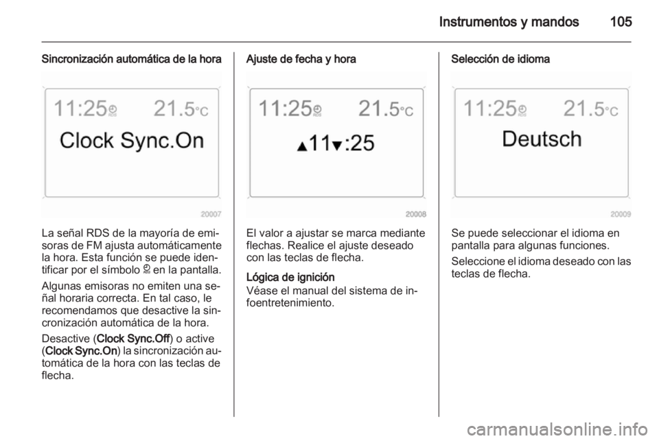 OPEL ASTRA H 2010.5  Manual de Instrucciones (in Spanish) 