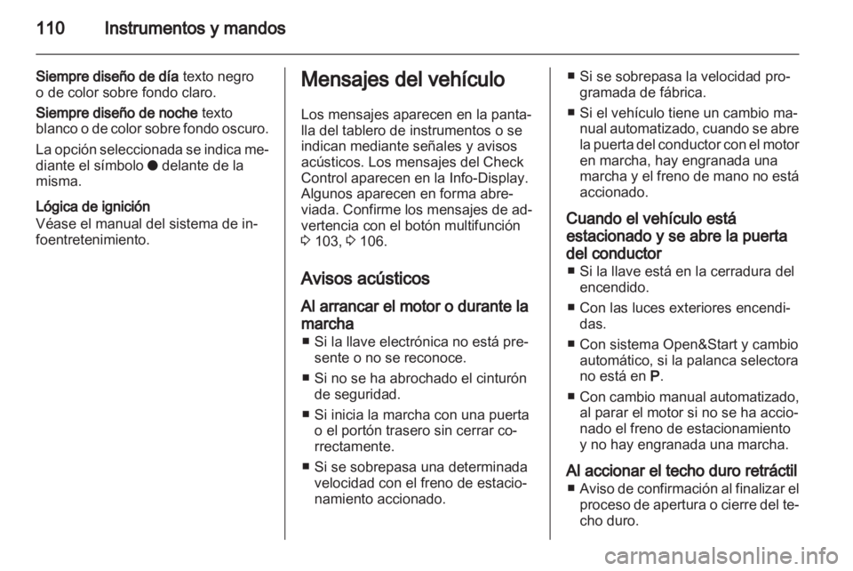 OPEL ASTRA H 2010.5  Manual de Instrucciones (in Spanish) 