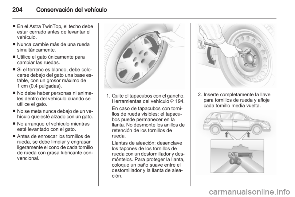 OPEL ASTRA H 2010.5  Manual de Instrucciones (in Spanish)  OPEL ASTRA H 2010.5  Manual de Instrucciones (in Spanish)