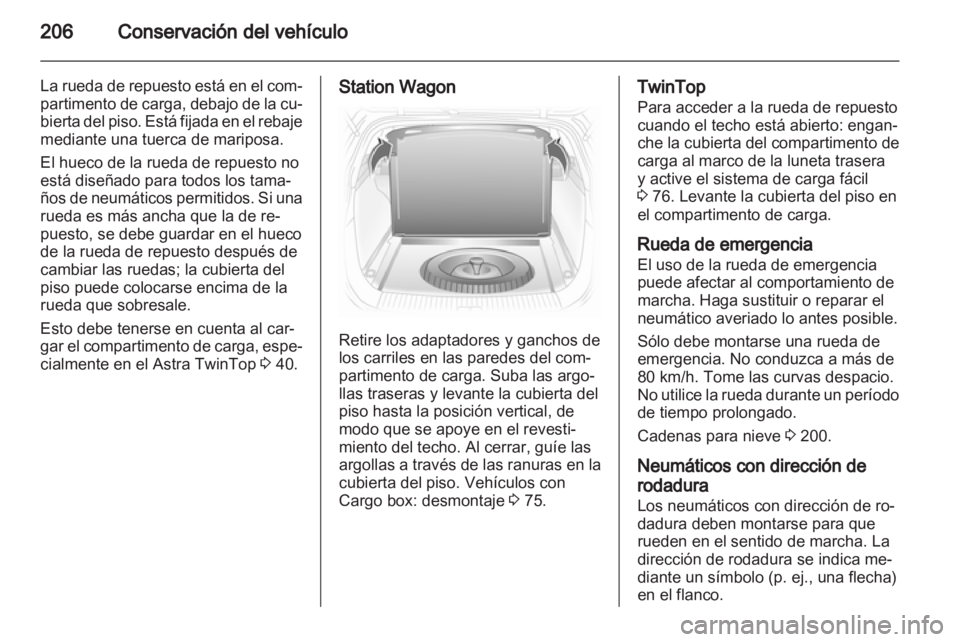 OPEL ASTRA H 2010.5  Manual de Instrucciones (in Spanish)  OPEL ASTRA H 2010.5  Manual de Instrucciones (in Spanish)