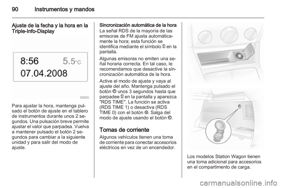 OPEL ASTRA H 2010.5 Manual de Instrucciones (in Spanish) OPEL ASTRA H 2010.5 Manual de Instrucciones (in Spanish)