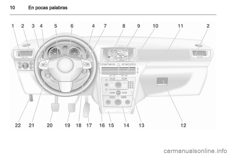 OPEL ASTRA H 2010.5  Manual de Instrucciones (in Spanish) 