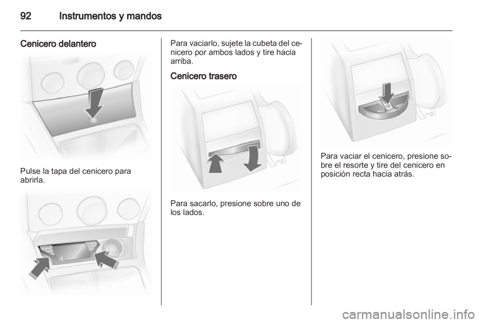 OPEL ASTRA H 2010.5  Manual de Instrucciones (in Spanish)  OPEL ASTRA H 2010.5  Manual de Instrucciones (in Spanish)