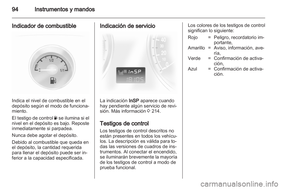 OPEL ASTRA H 2010.5  Manual de Instrucciones (in Spanish)  OPEL ASTRA H 2010.5  Manual de Instrucciones (in Spanish)