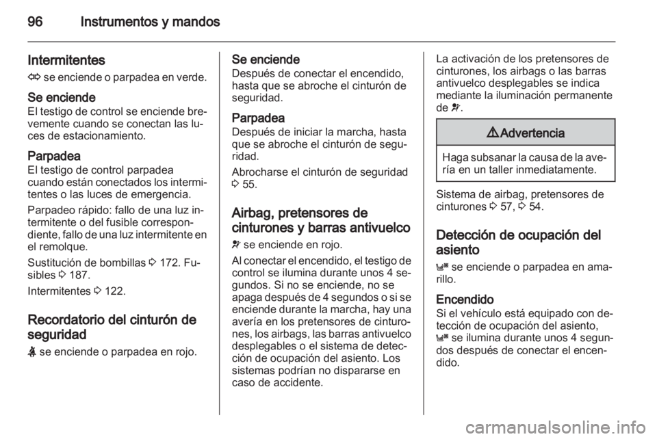 OPEL ASTRA H 2010.5  Manual de Instrucciones (in Spanish)  OPEL ASTRA H 2010.5  Manual de Instrucciones (in Spanish)