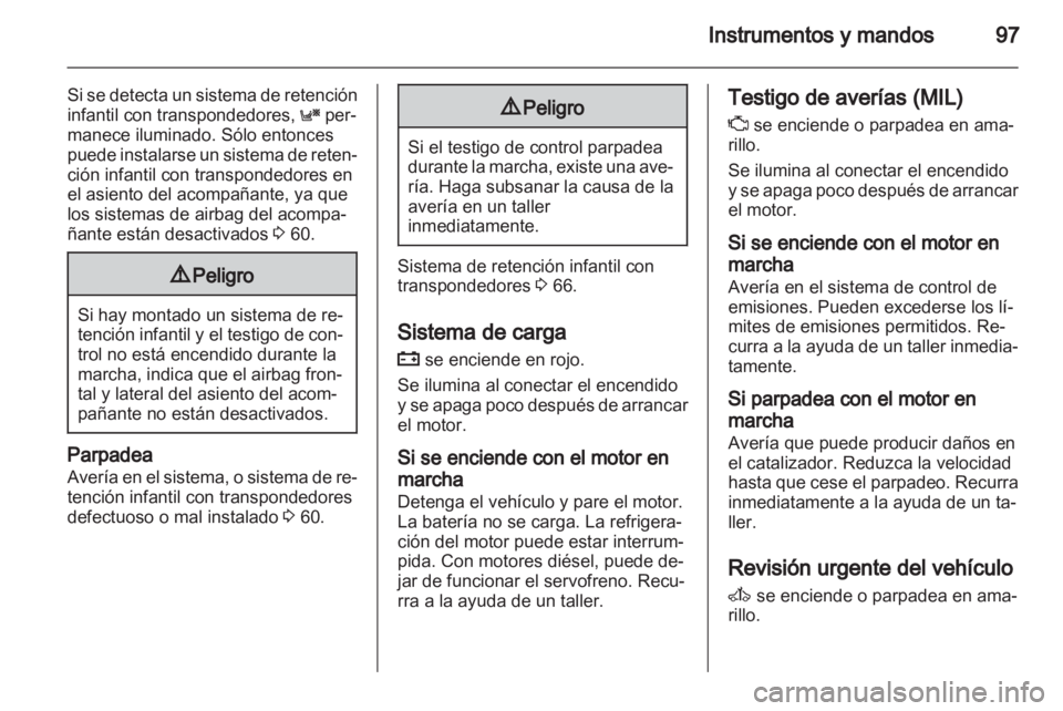 OPEL ASTRA H 2010.5  Manual de Instrucciones (in Spanish)  OPEL ASTRA H 2010.5  Manual de Instrucciones (in Spanish)