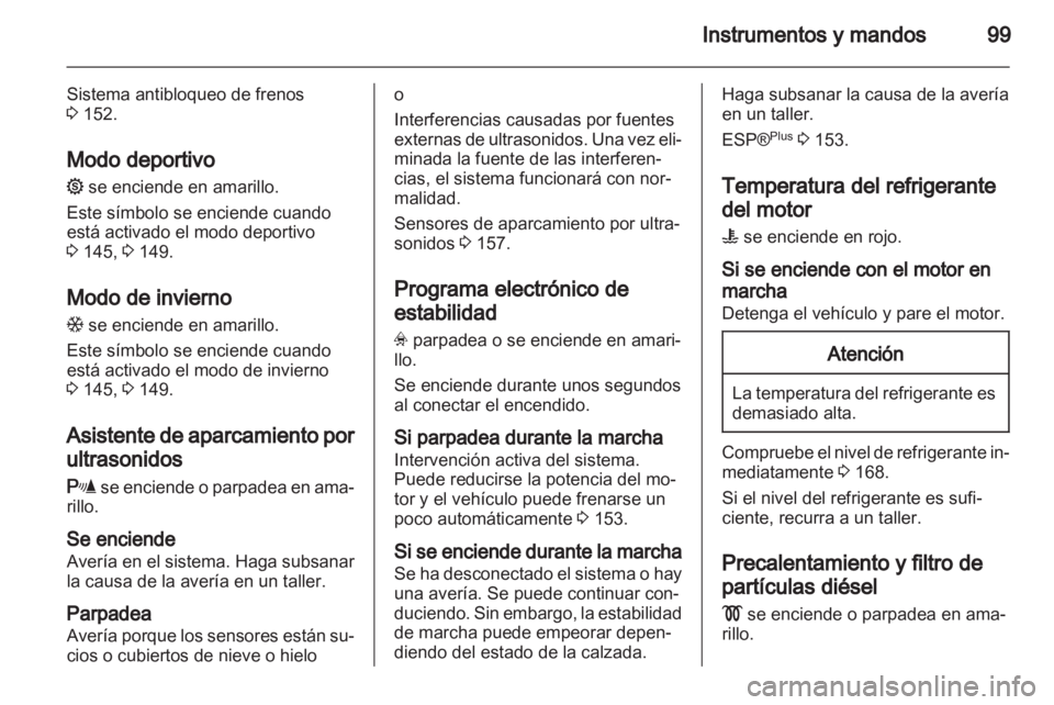 OPEL ASTRA H 2010.5  Manual de Instrucciones (in Spanish)  OPEL ASTRA H 2010.5  Manual de Instrucciones (in Spanish)