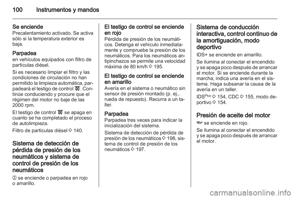 OPEL ASTRA H 2010.5  Manual de Instrucciones (in Spanish)  OPEL ASTRA H 2010.5  Manual de Instrucciones (in Spanish)