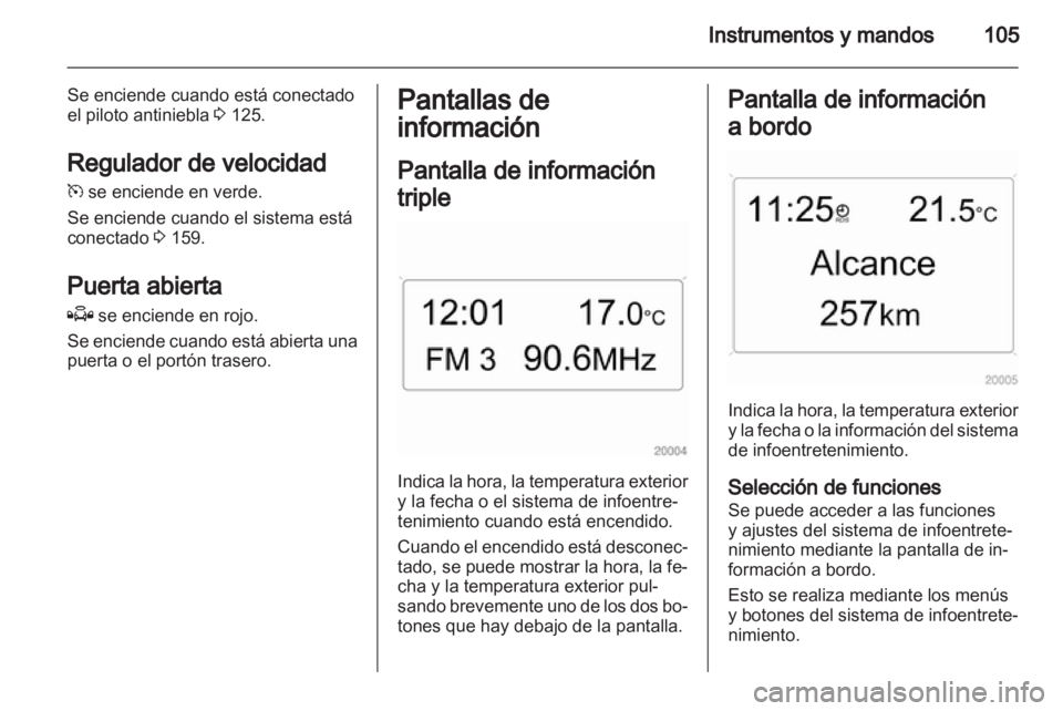 OPEL ASTRA H 2011 Manual de Instrucciones (in Spanish) OPEL ASTRA H 2011 Manual de Instrucciones (in Spanish)
