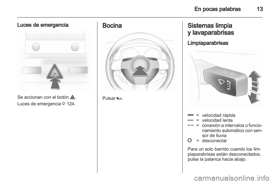 OPEL ASTRA H 2011  Manual de Instrucciones (in Spanish) 