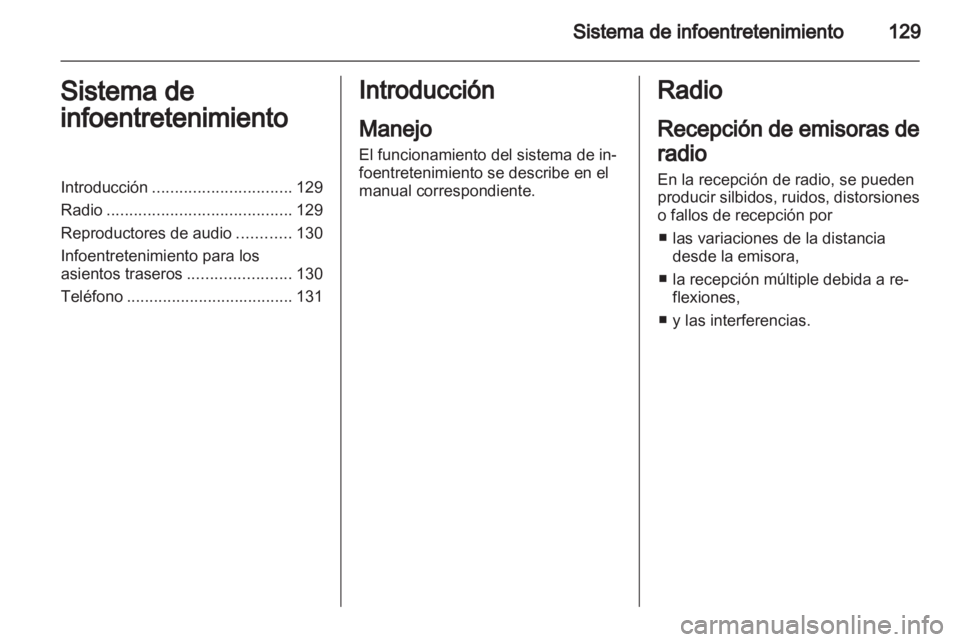 OPEL ASTRA H 2011 Manual de Instrucciones (in Spanish) OPEL ASTRA H 2011 Manual de Instrucciones (in Spanish)