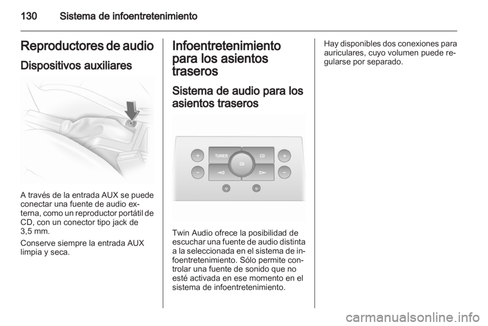 OPEL ASTRA H 2011 Manual de Instrucciones (in Spanish) OPEL ASTRA H 2011 Manual de Instrucciones (in Spanish)