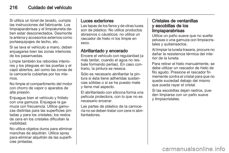 OPEL ASTRA H 2011 Manual de Instrucciones (in Spanish) OPEL ASTRA H 2011 Manual de Instrucciones (in Spanish)