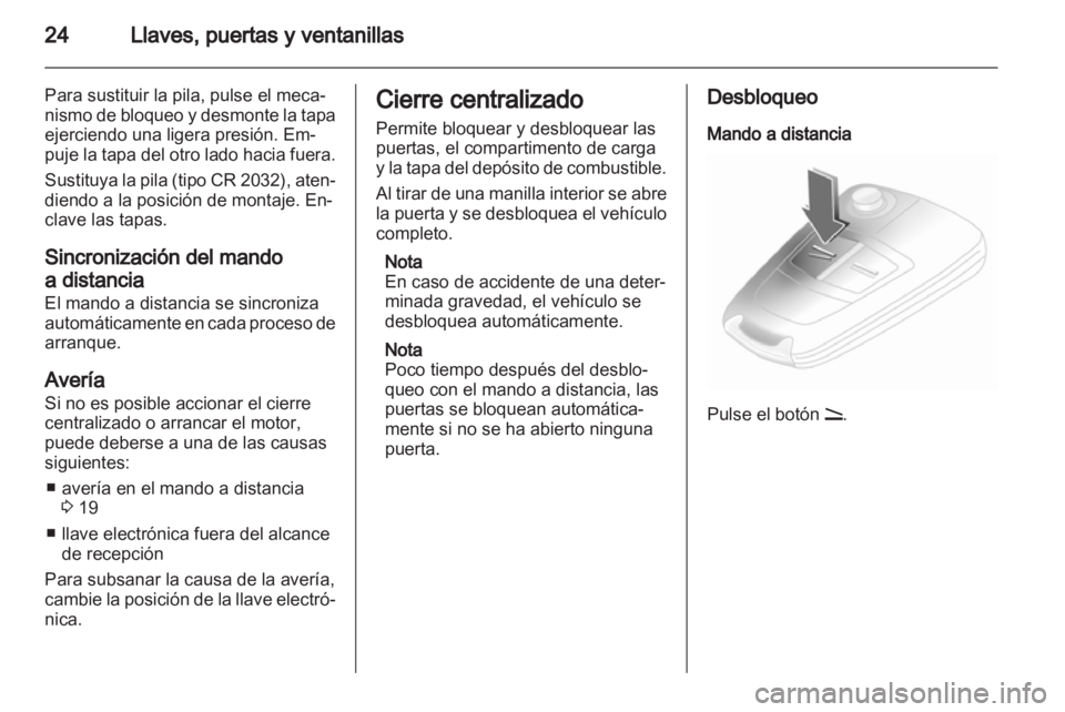 OPEL ASTRA H 2011  Manual de Instrucciones (in Spanish) 