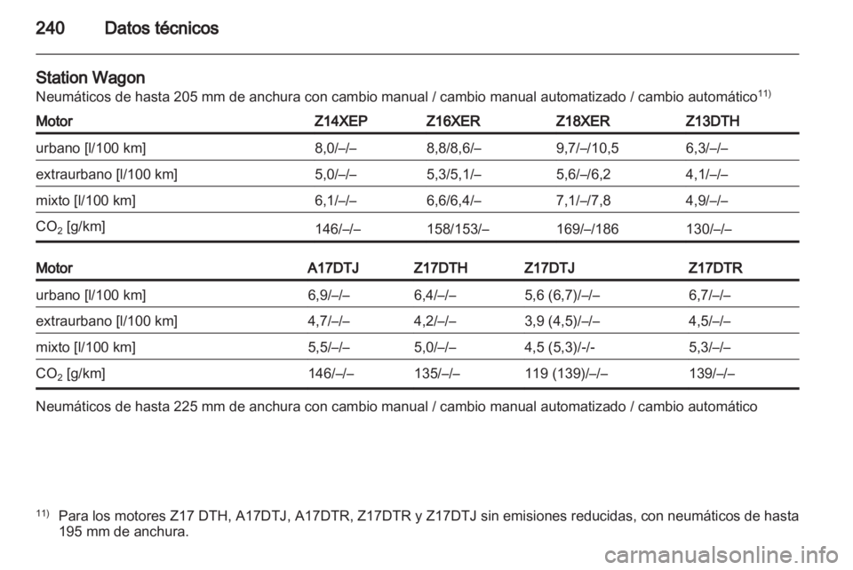 OPEL ASTRA H 2011  Manual de Instrucciones (in Spanish) 
