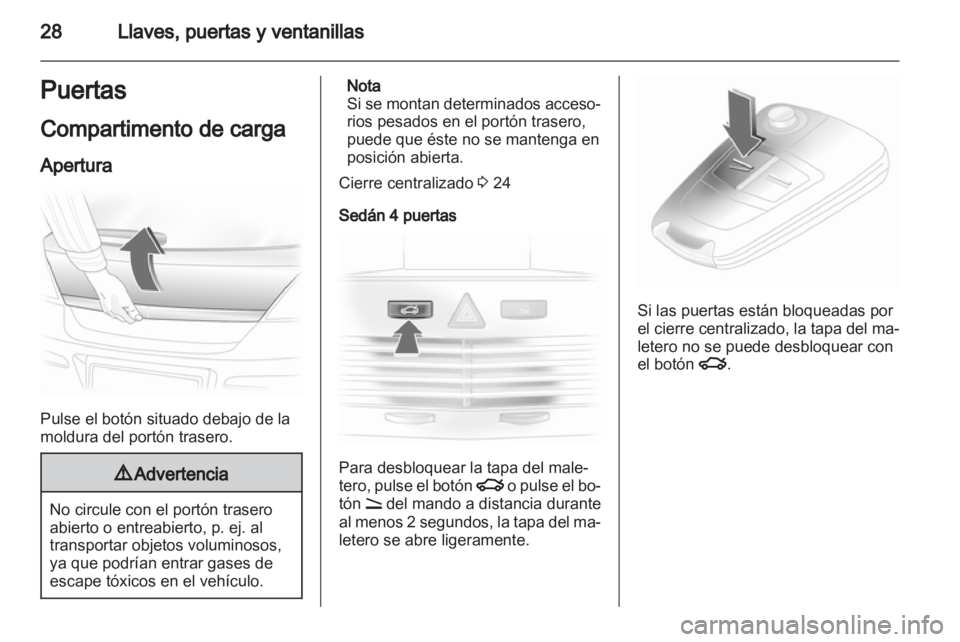 OPEL ASTRA H 2011  Manual de Instrucciones (in Spanish) 