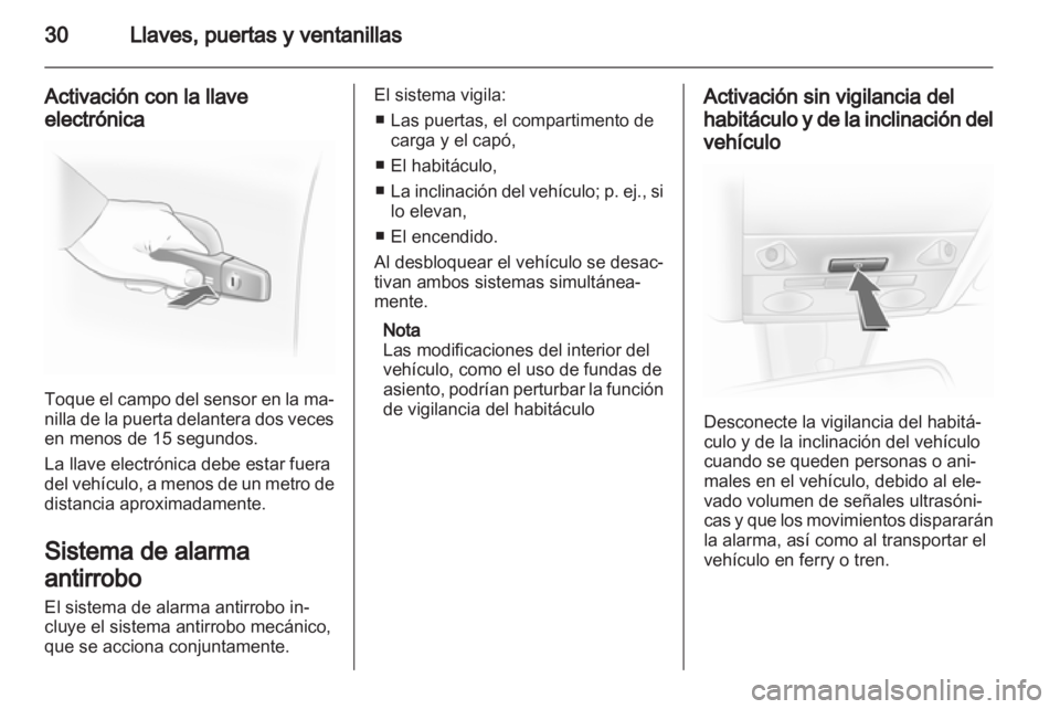 OPEL ASTRA H 2011  Manual de Instrucciones (in Spanish) 