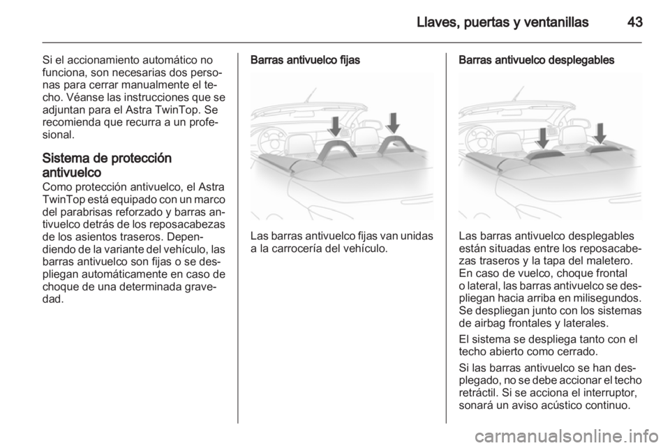 OPEL ASTRA H 2011  Manual de Instrucciones (in Spanish) 