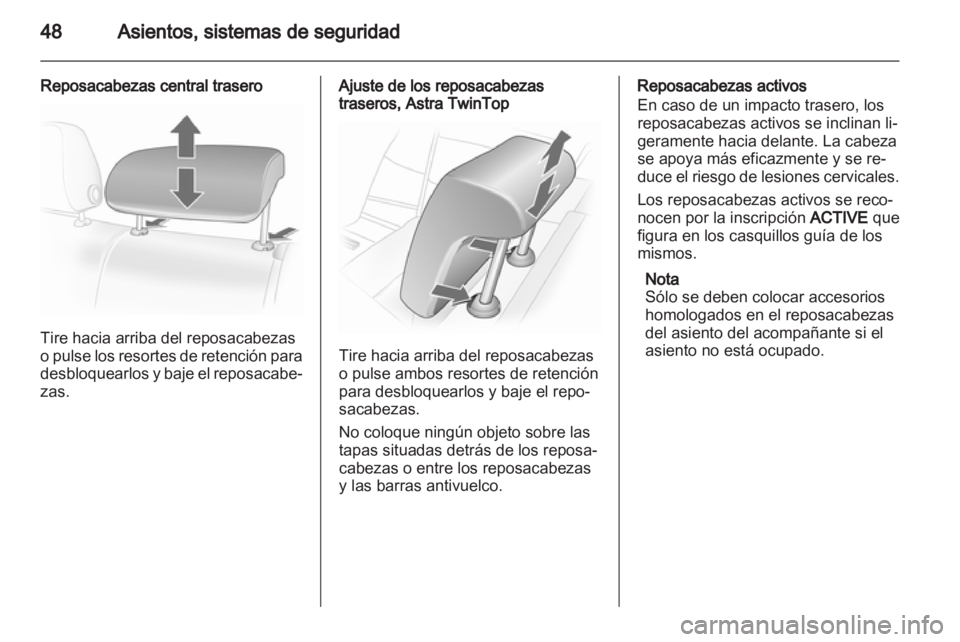 OPEL ASTRA H 2011 Manual de Instrucciones (in Spanish) OPEL ASTRA H 2011 Manual de Instrucciones (in Spanish)