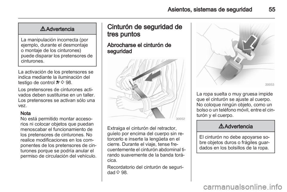 OPEL ASTRA H 2011 Manual de Instrucciones (in Spanish) OPEL ASTRA H 2011 Manual de Instrucciones (in Spanish)