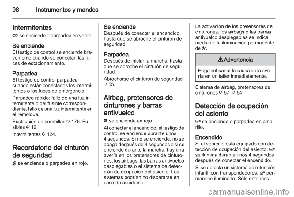 OPEL ASTRA H 2011  Manual de Instrucciones (in Spanish) 