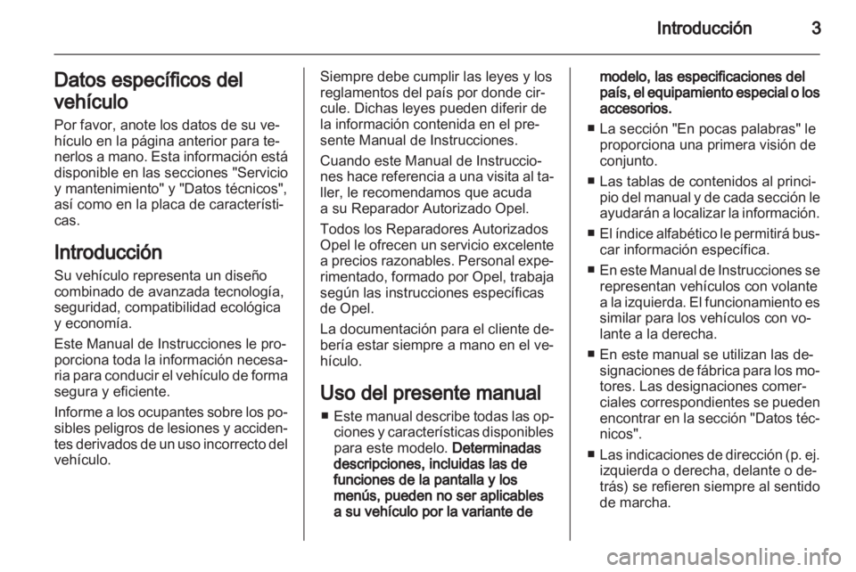 OPEL ASTRA H 2011.5  Manual de Instrucciones (in Spanish) 