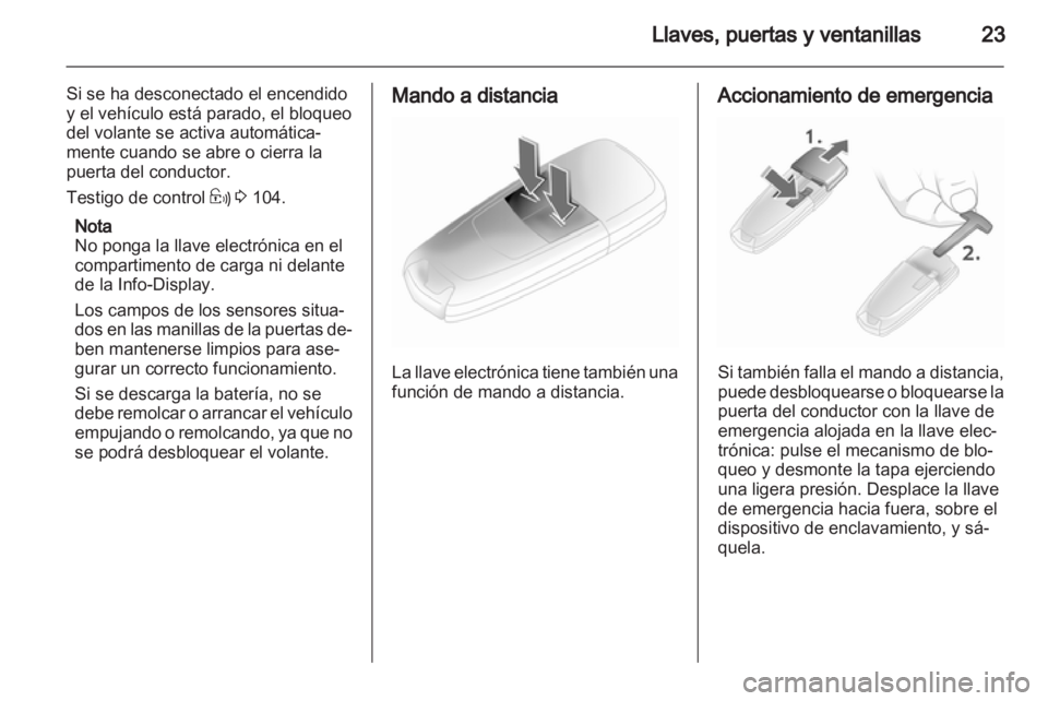 OPEL ASTRA H 2011.5  Manual de Instrucciones (in Spanish) 