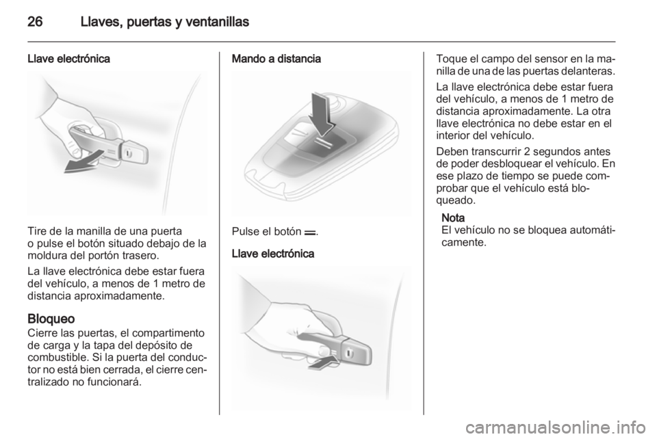 OPEL ASTRA H 2011.5  Manual de Instrucciones (in Spanish) 