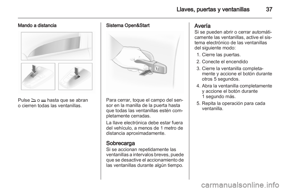 OPEL ASTRA H 2011.5  Manual de Instrucciones (in Spanish) 