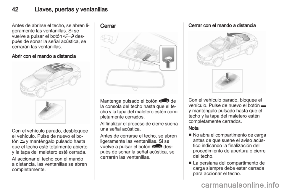 OPEL ASTRA H 2011.5  Manual de Instrucciones (in Spanish) 